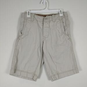 2007 GAP sandy white casual summer button fly mens shorts size 28